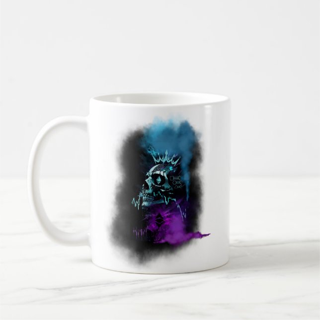 Caneca De Café Design de Fantasia | Criptomoeda | Ethereum (Esquerda)