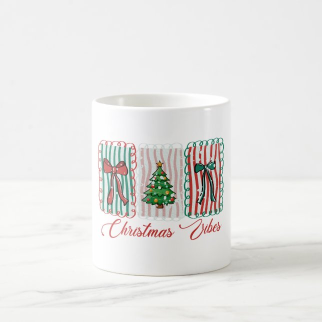 Caneca De Café Design de Férias Festivas de Natal (Centro)