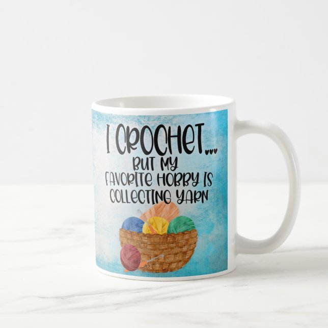 Caneca De Café Design de Fio Crochet (Direita)