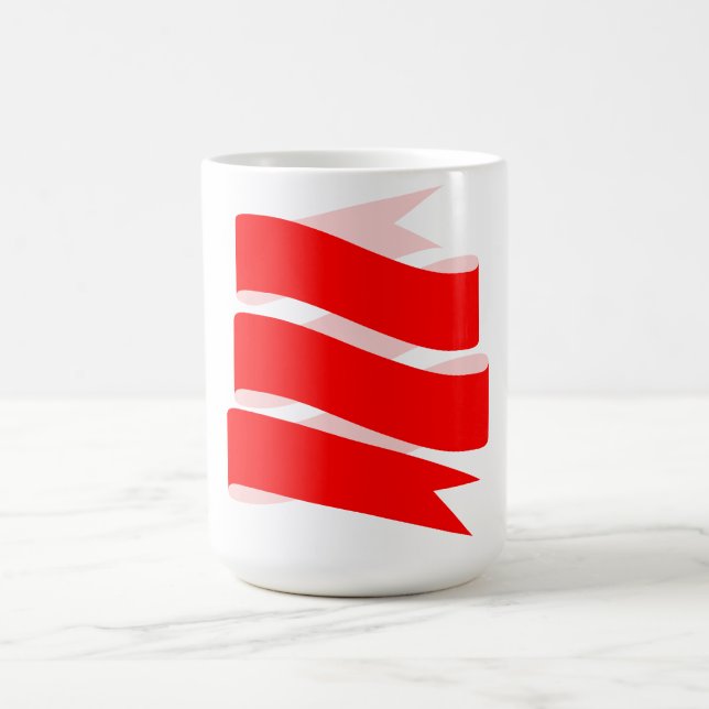 Caneca De Café Design de Fita Espiral (Centro)