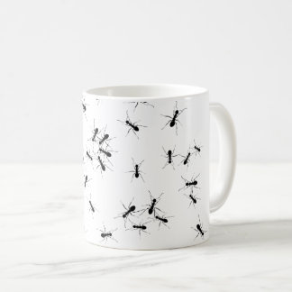Caneca De Café Design de Formigas Ocupadas Divertidas