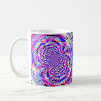 Caneca De Café Design de Fractal Psicodélico