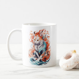 Caneca De Café Design De Gato Gato Bastante Com Estilo Neo Tradic
