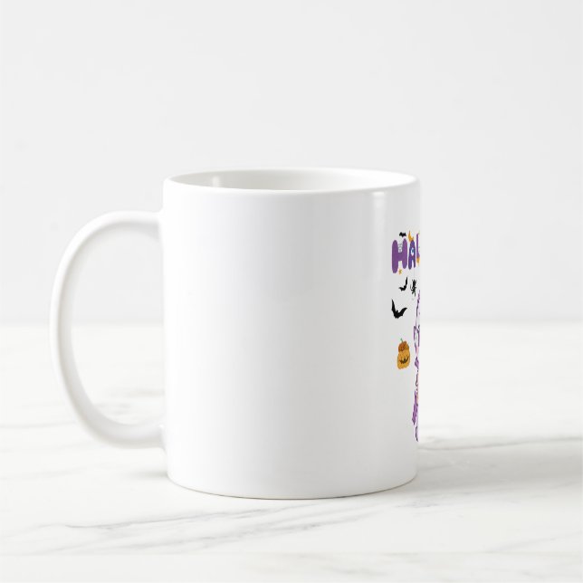 Caneca De Café Design de Gelado Vampiro Halloween Kawaii (Esquerda)