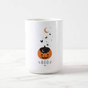 Caneca De Café Design de Halloween de Abóbora da Temporada Assust
