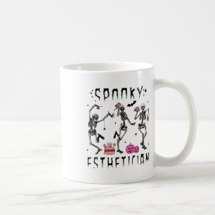 Caneca De Café Design de Halloween do Skeleton Estheticista Spook