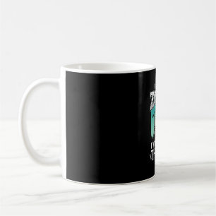 Caneca De Café Design de Halloween Eu vou comer você Zumbi_1