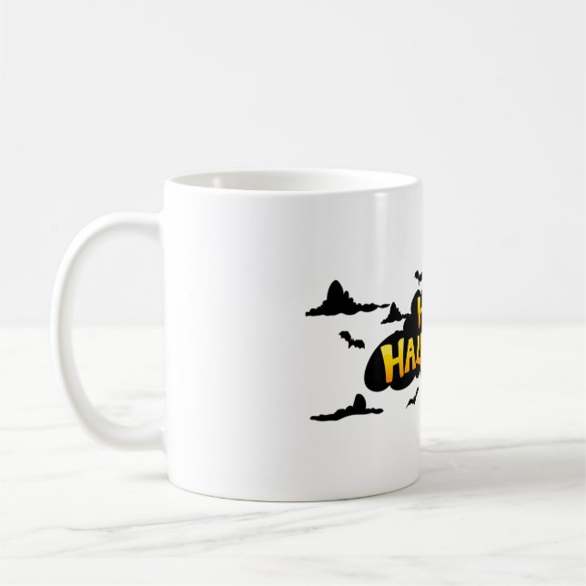 Caneca De Café Design de Halloween Mug (Esquerda)