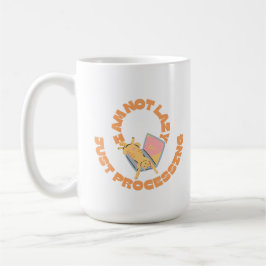 Caneca De Café Design de Humor de Gato Fofo