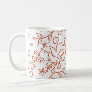 Caneca De Café Design de Jardim de Férias
