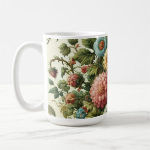 Caneca De Café Design de Jardim Sem Costura