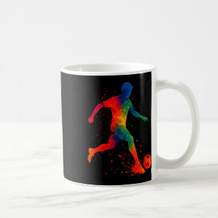 Caneca De Café Design de jogador amante de futebol