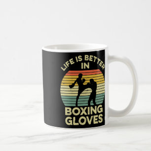 Caneca De Café Design de Kickboxing para um Lutador de Muay Thai