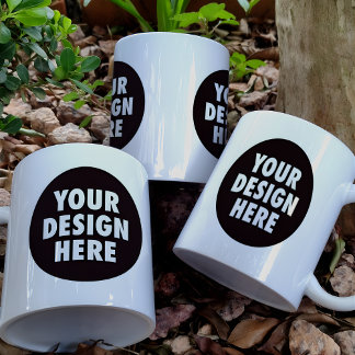 Caneca De Café Design de Logotipo Empresarial Personalizado de Do