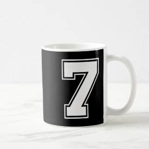 Caneca De Café Design de Meme Divertido Seis Sete 6 7