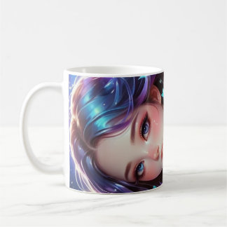 Caneca De Café Design de menina bonita