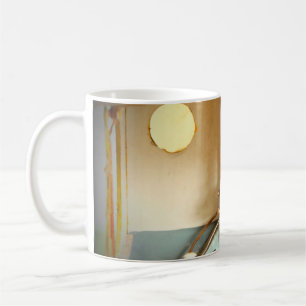 Caneca De Café Design de mín de arranhão interior antigo e sujo