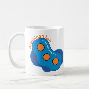 Caneca De Café Design de nanopartículas (fundo versátil)