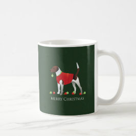 Caneca De Café Design de Natal Harrier Dog