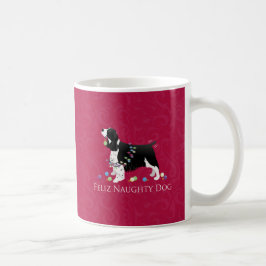 Caneca De Café Design de Natal Springer Spaniel