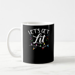 Caneca De Café Design de Natal - Vamos Sair