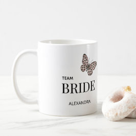 Caneca De Café Design de Noiva Personalizado para Casamento
