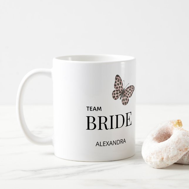 Caneca De Café Design de Noiva Personalizado para Casamento (Com Donut)