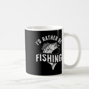 Caneca De Café Design de Novidade de Pesca Engraçado para Homens