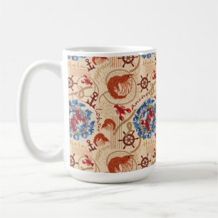 Caneca De Café Design de núcleo do Crustáceo