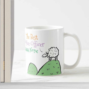 Caneca De Café Design de Ovelha para Policial de Café Mug