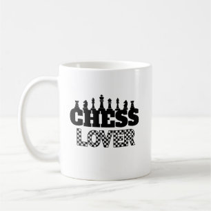 Caneca De Café Design de Padrão do Conselho do do Prato Preto do