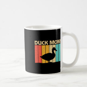 Caneca De Café Design de Pato Engraçado Para Mãe Pata Agricultora