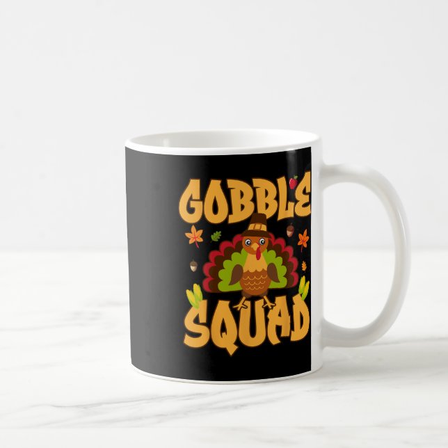 Caneca De Café Design de Peru Gobble Squad - Gobble Squad  (Direita)