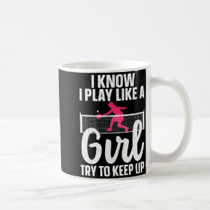 Caneca De Café Design de pickleball único para pickle de mulheres