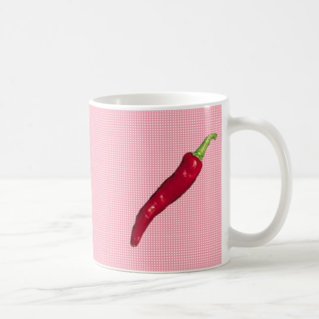 Caneca De Café Design de pimenta vermelha quente (Direita)