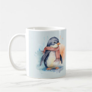Caneca De Café Design de Pinguim Pinguim de Água
