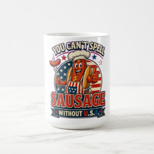 Caneca De Café Design de presente para amante de salsicha Chef de