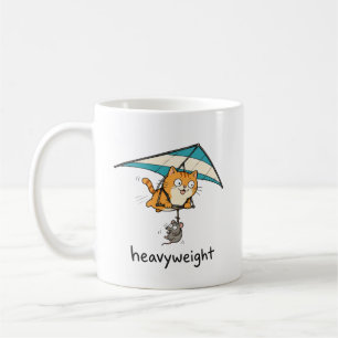 Caneca De Café Design de pun com gato de desenho animado fofo