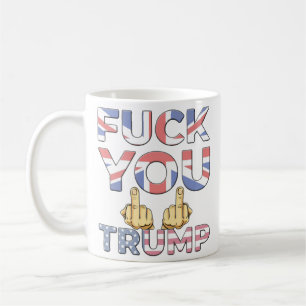 Caneca De Café Design de Sátiras Políticas Anti Trump Engraçadas