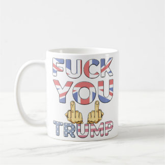 Caneca De Café Design de Sátiras Políticas Anti Trump Engraçadas