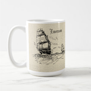 Caneca De Café Design de Scrimshaw