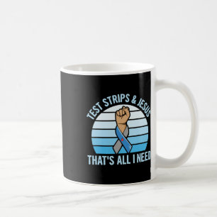 Caneca De Café Design De Sensibilização Para A Diabetes Tipo 1