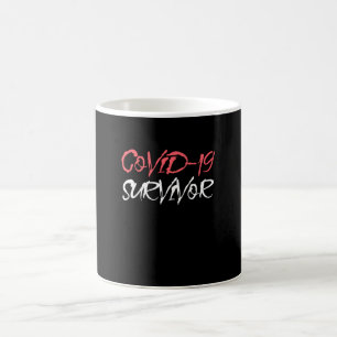 Caneca De Café Design de Sensibilização para Sobrevivência do Vír