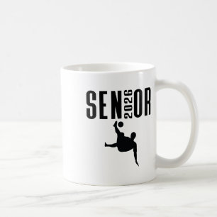 Caneca De Café Design de Silhueta de Futebol Senior 2026 Cl De 26