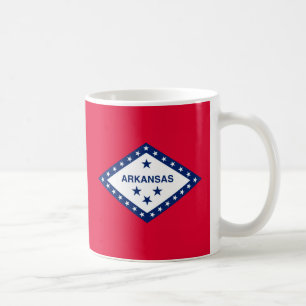 Caneca De Café Design de Sinalizador do Estado do Arkansas
