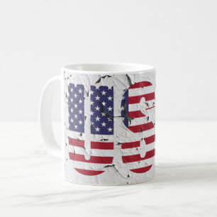 Caneca De Café Design de Sinalizador legal dos Estados Unidos