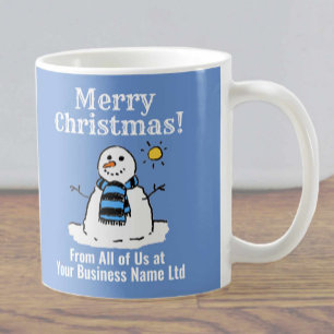 Caneca De Café Design de Snowman para o presente de Natal