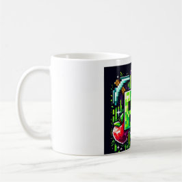 Caneca De Café Design de Taça Transparente Inspirada em Minecraft