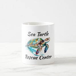 Caneca De Café Design de Tartaruga do Mar