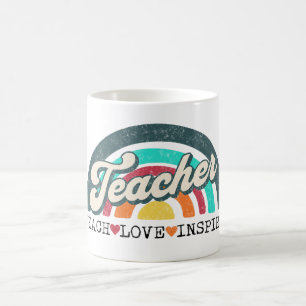 Caneca De Café Design de texto de professor